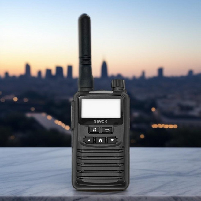 민영정보통신 DEX-523 DEX523 고성능 DMR 디지털 생활무전기 + 경호용 이어폰, 1세트