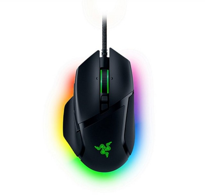 레이저 Basilisk V3 게이밍 유선 마우스, RZ01-0400, 블랙