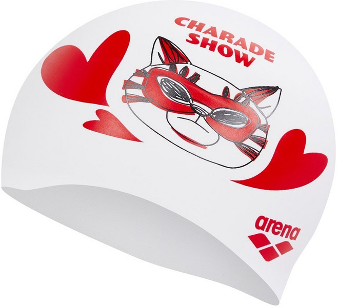 아레나 히어로캣츠 실리콘 수모 A6AC1AC81, 1개, WHITE