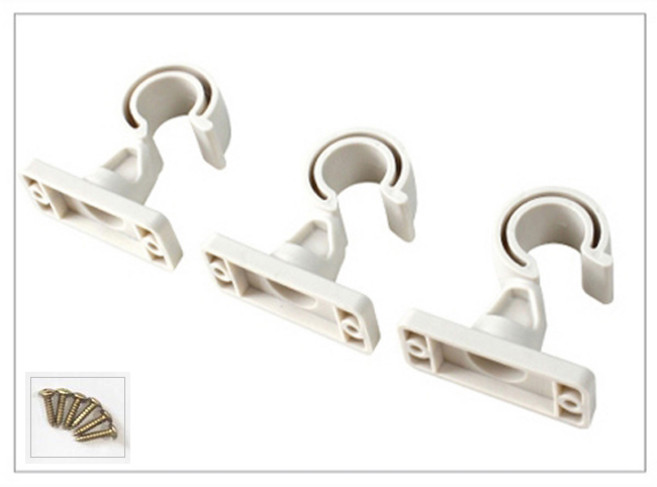 로즈퀸 커튼봉 브라켓 25mm 봉걸이 3p세트, 1개, 아이보리