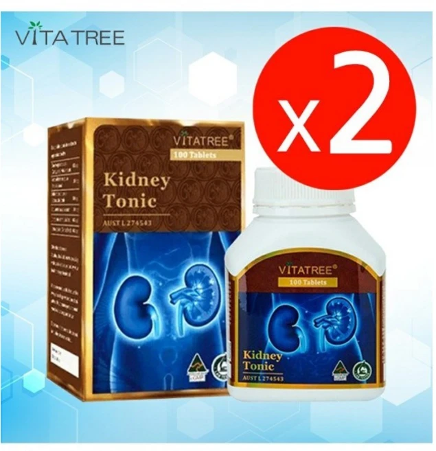 VITATREE Kidney Tonic 비타트리 호주 키드니 토닉 833mg 100정 2팩, 2개 - 쿠팡