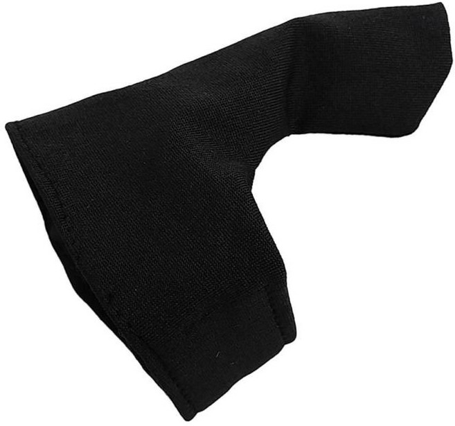 3xUniversal Bowling Thumb Saver 핑거 그립 프로텍터 교체 블랙, 스판덱스, 1개