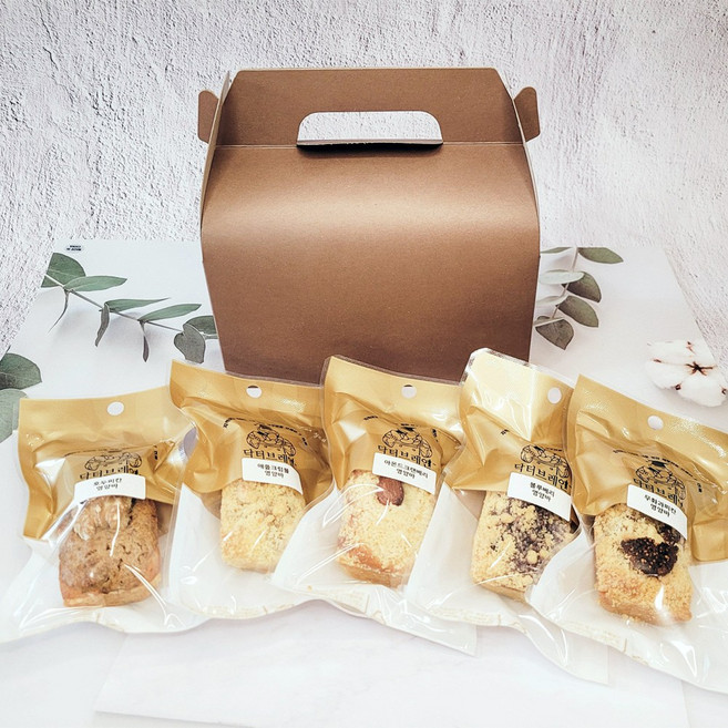 너츠앤파이 [시그니처]영양바5종 선물세트, 5개, 50g