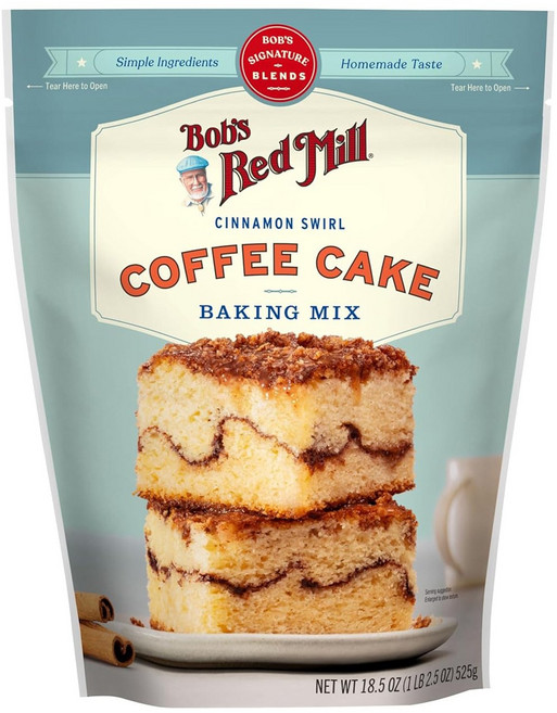 Bob's Red Mill 肉桂漩渦咖啡蛋糕預拌粉, 1個