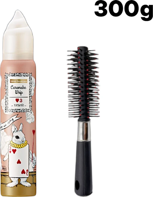 [헤어킹] 데미 우에보 쥬카라 캐러메이크 휩 (컬크림 컬링에센스 히피펌 쉼표머리 헤어스타일), 300g, 1개, 하트 3 - 쿠팡