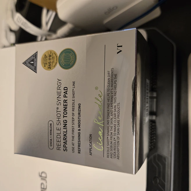 브이티코스메틱 리들샷 시너지 스파클링 토너 패드, 2개, 80매입 - 쿠팡
