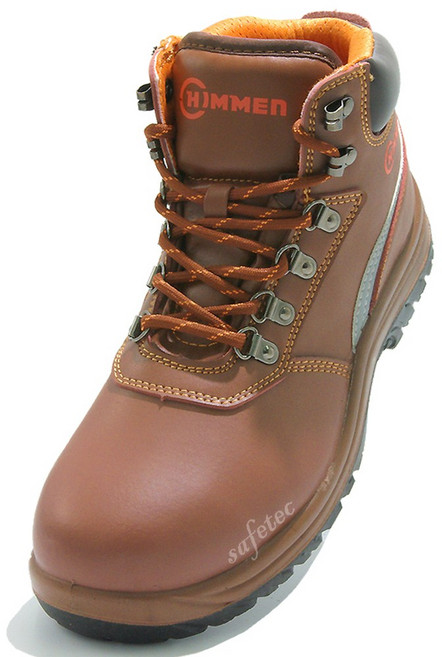 힘맨 안전화 HM-116N 무지퍼 6인치 가벼운 경량 작업화 건설 산업현장 kcs인증 안전화