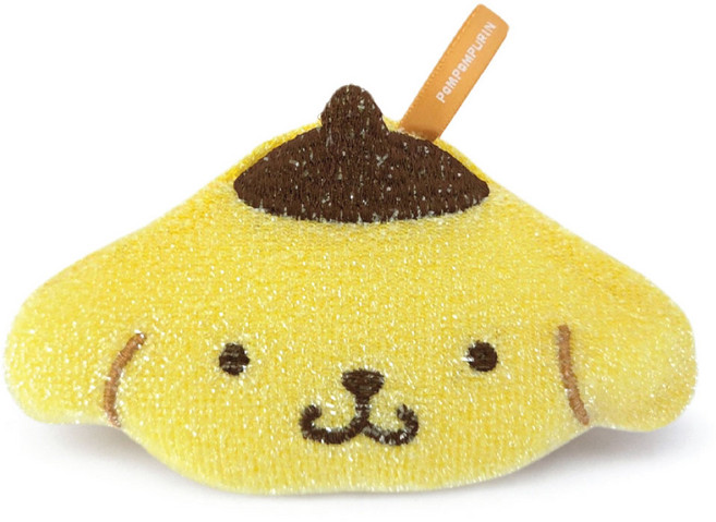 산리오 폼폼푸린 키친 스펀지 주방수세미, 1개, 1개