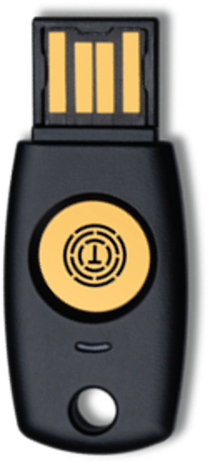 T110 - FIDO2 KEY U2F PIN 터치 보안키(패스키) USB-A 국산(Made In Korea), Black, 1개