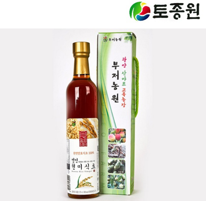 현미식초 375ml 청정 산골, 1개