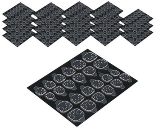 젤타입 네일팁 양면테이프 스티커, 50개