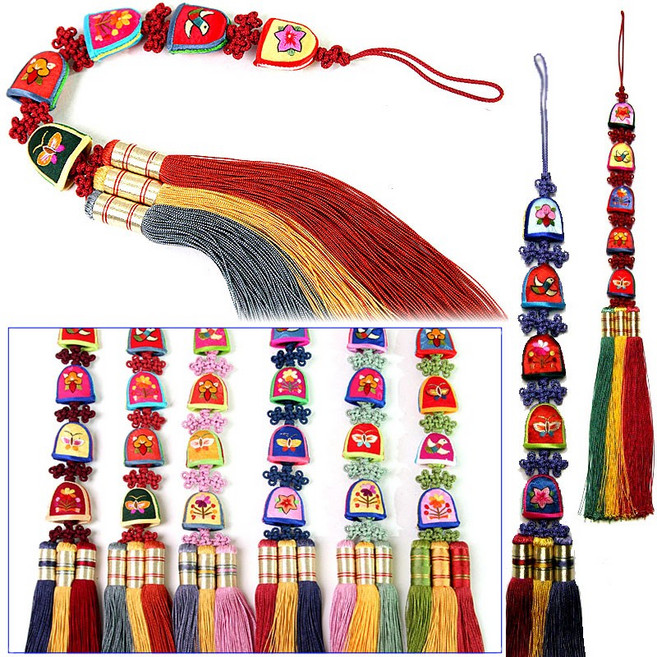 (주)파앤카코리아 A40.고급 골무 5단 노리개