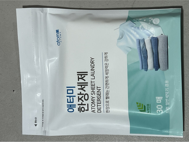 애터미 한장세제 30매, 1개, 30개입