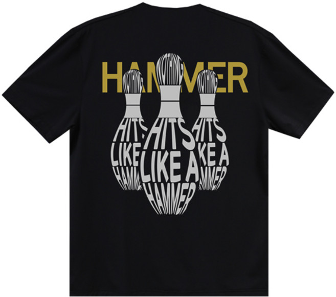 햄머 핀 볼링 티셔츠 / 남여 공용