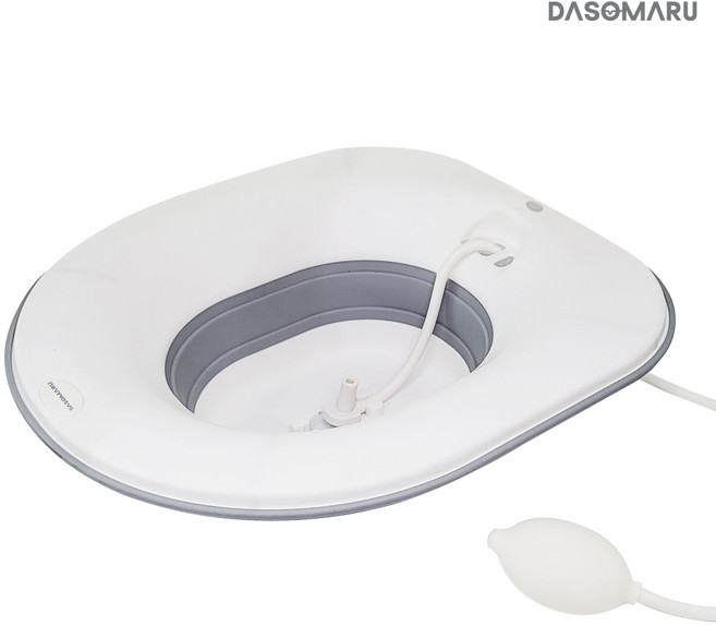 톨스토이 다소마루 코지 변기좌욕기 수동 버블기 세트 접이식 가정용 임산부, 1개