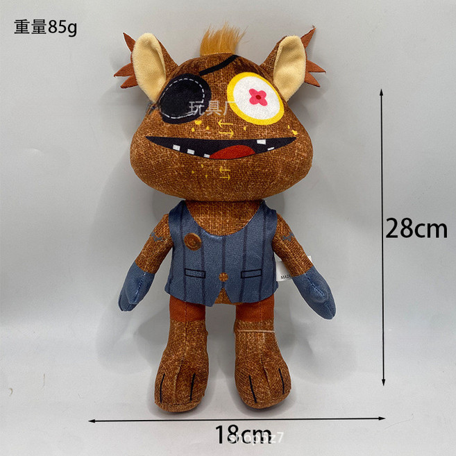 Poppy Playtime 波比的遊戲時間 毛絨公仔, 棕色, 1個, 28cm