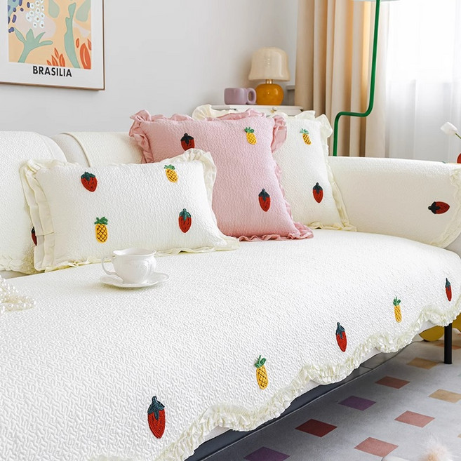 노스 사계절 안심 순면100% 소파패드 쇼파 미끄럼방지