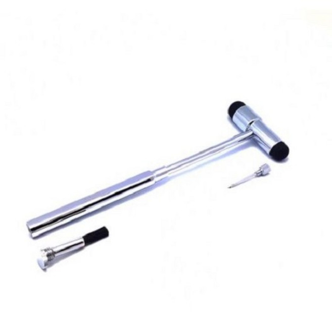 의료용 망치 Buck 타진기 18cm 신경외과 두드림 진찰용, 1개