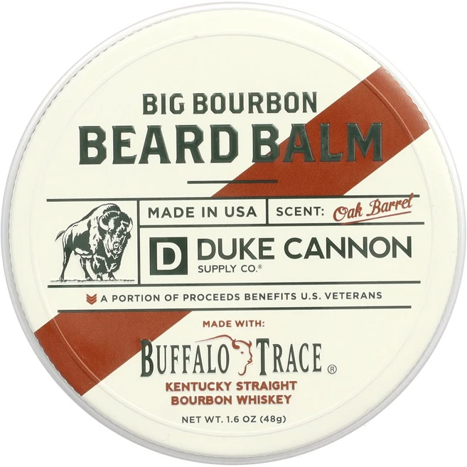 Duke Cannon Supply Co. 빅 버번 비어드 밤 오크 배럴 48g(1.6oz), DukeCannonSupplyCo빅버번비어드밤오크배럴4, 48g, 1개 - 쿠팡