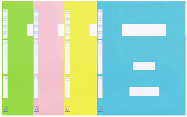 화일사랑 A4 컬러 정부화일, 1개, 04-분홍