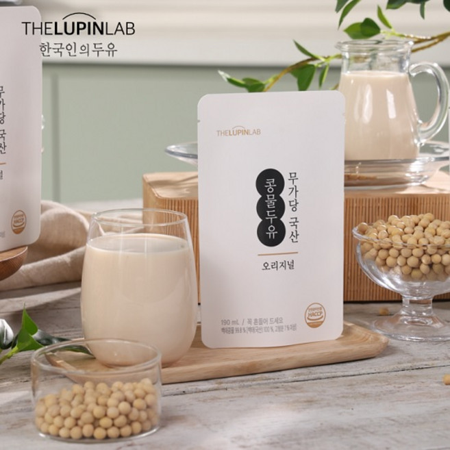 무가당 국산 오리지널 백태 전두유 콩물두유 부모님 간식 식사대용 쉐이크, 20개, 190ml