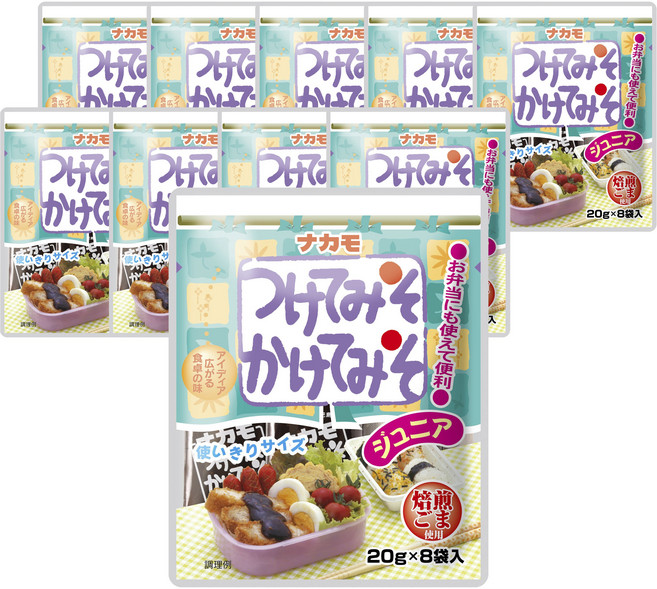 나카모 찍어서 뿌려서 미소 된장 주니어 8개입, 10개, 160g