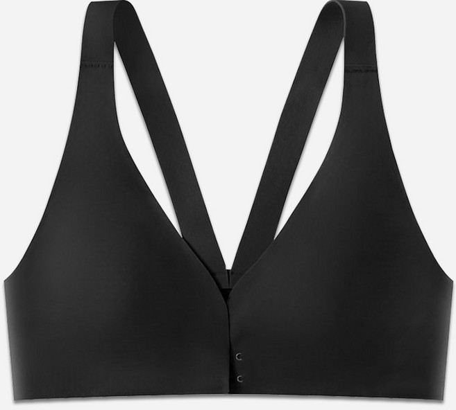 패션파트너 (4color / A~F컵) 초경량 심리스 무봉제 노와이어 이중 앞후크 초밀착 풀컵 브라 탑 4size