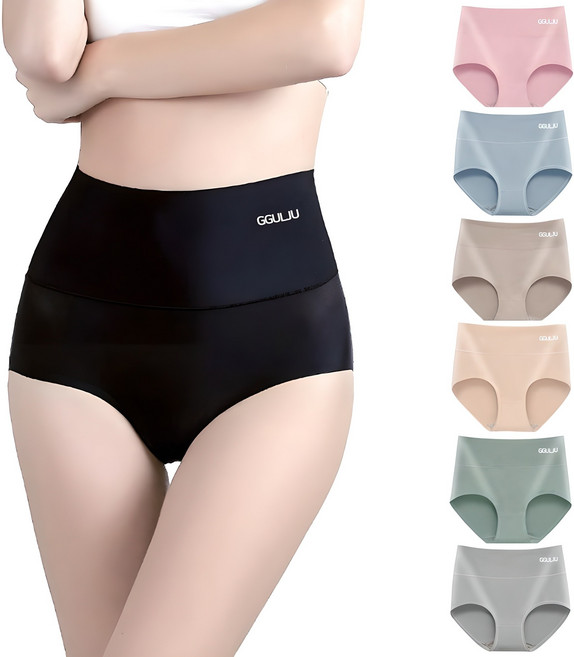 꿀쥬 여성 하이웨스트 팬티 7장