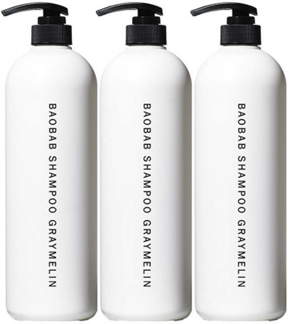 그레이멜린 바오밥 두피케어 대용량 샴푸, 1L, 3개