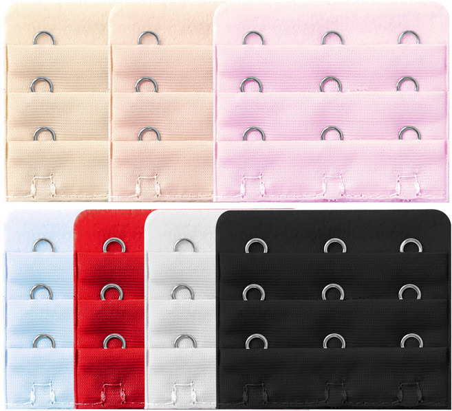 마켓콩 여성 브라 연장 컬러 후크 (3단)-브래지어 사이즈 조절 브라끈