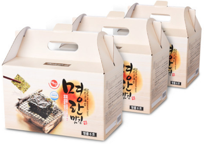 해맛 명란김 선물세트 6호 3세트, 3개