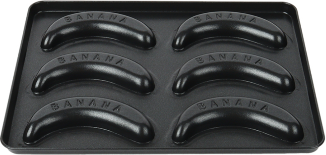 바나나빵 틀 바나나모양 베이킹팬 6구 휘낭시에 휘난새 마들렌, 1개