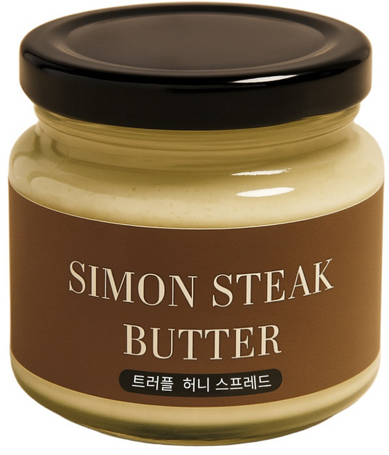 사이먼스테이크 트러플 허니 스프레드 버터 크림치즈 잼 130g, 1개