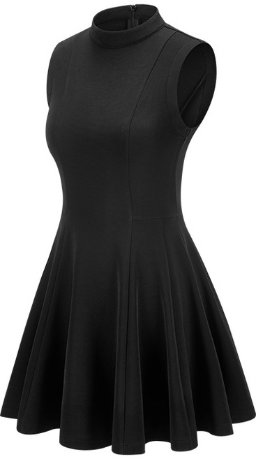 여성골프원피스 골프치마 골프 슬림 원피스 민소매 허리 조임 슬림 트레이닝 원피스 슬립 스윙 원피스 (속바지 있음)