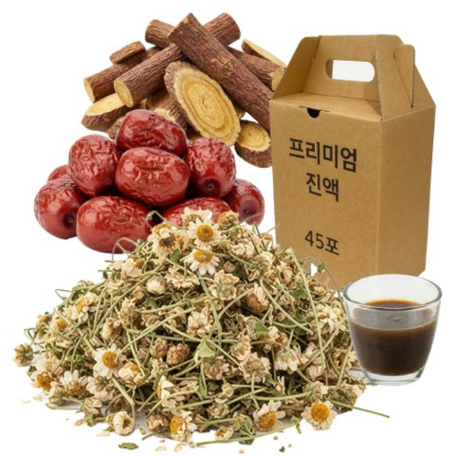 구절초 진액 엑기스 국산 원료 100% 선물세트, 45개, 110ml