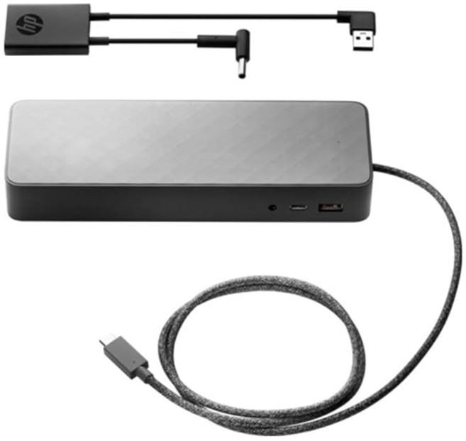 HP USB-C 유니버설 독 4.5mm 어댑터 포함, 1개, 상세페이지 참조