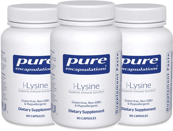 Pure Encapsulations L-Lysine 퓨어 인캡슐레이션 L 라이신 90캡슐 3팩, 3개, 90정 - 쿠팡