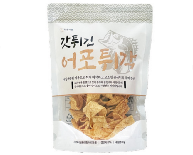 갓튀긴 어포튀각, 80g, 3개