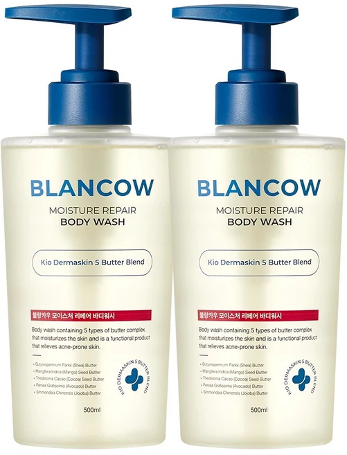 국내 유일 1회사용 피지 47%개선 BHA 여드름기능성 바디워시 등드름 각질개선 문제성피부 즉각보습, 2개, 500ml - 쿠팡