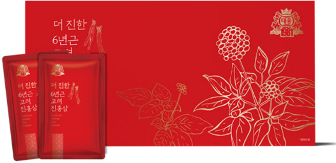 태웅식품 본사 더진한6년근고려진홍삼, 48개, 70ml