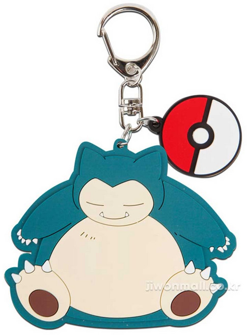 포켓몬 빅미러 거울 키링 잠만보, 1개