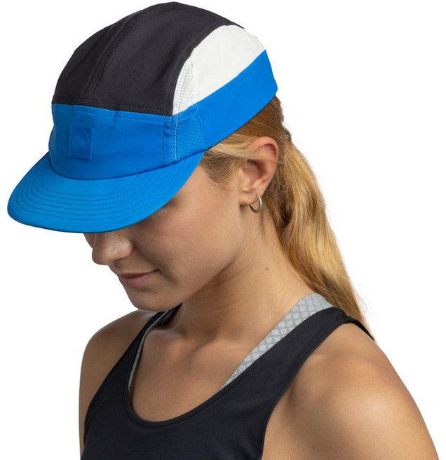 버프 5패널 고 캡 러닝 스포츠 모자, DOMUS BLUE