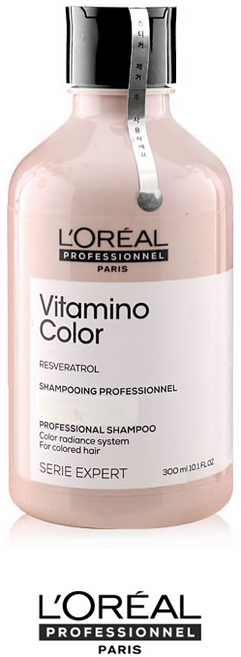 L'OREAL PROFESSIONNEL SHAMPOOING VITAMINO COLOR 로레알 프로페셔널 비타미노 컬러 샴푸 300ml, 1개