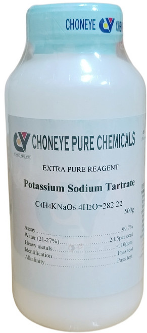 酒石酸鉀鈉 晶體 試藥級 500克, 1個