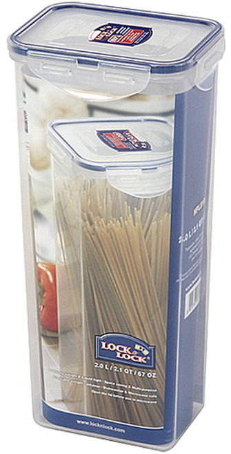 락앤락 클래식 직사각 플라스틱용기 HPL819, 2000ml, 1개, 1개