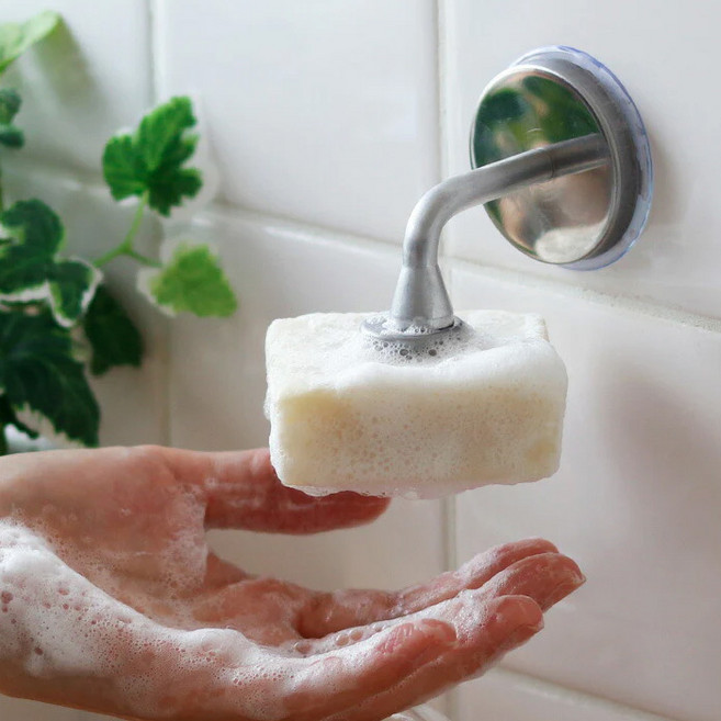 덜튼 자석 비누 홀더, 1개, 실버