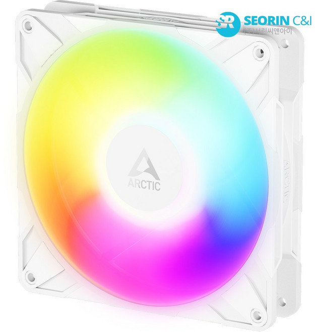 ARCTIC P14 Pro A-RGB 리버스 화이트 1팩, 1개
