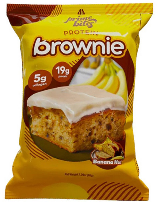 prime bites 蛋白質布朗尼香蕉堅果 12入, 1個, 780g