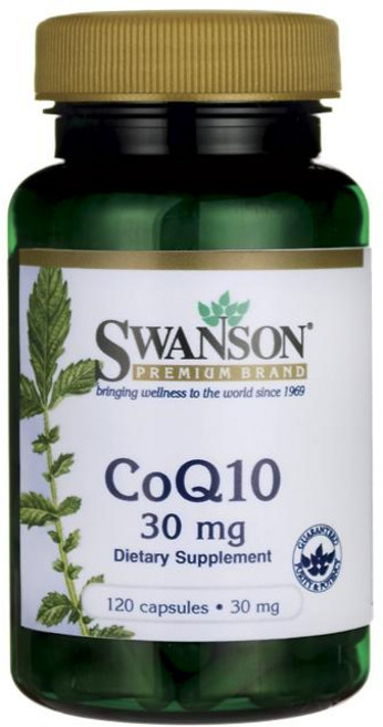 Swanson 斯旺森 輔酶Q10膠囊 30mg, 120顆, 1罐