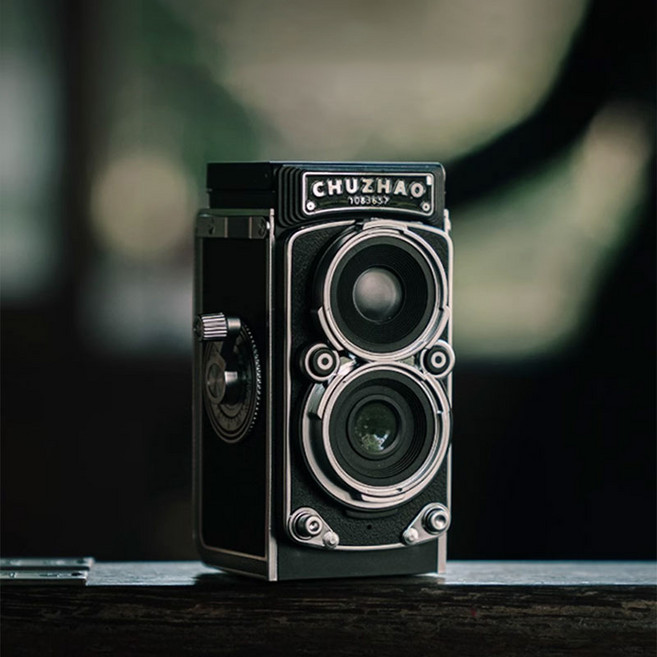 CHUZHAO 롤라이플렉스 인스턴트 카메라 아날로그 디카 복고 CCD 고화질 입문용 여행용 휴대용 소형 카메라 M1